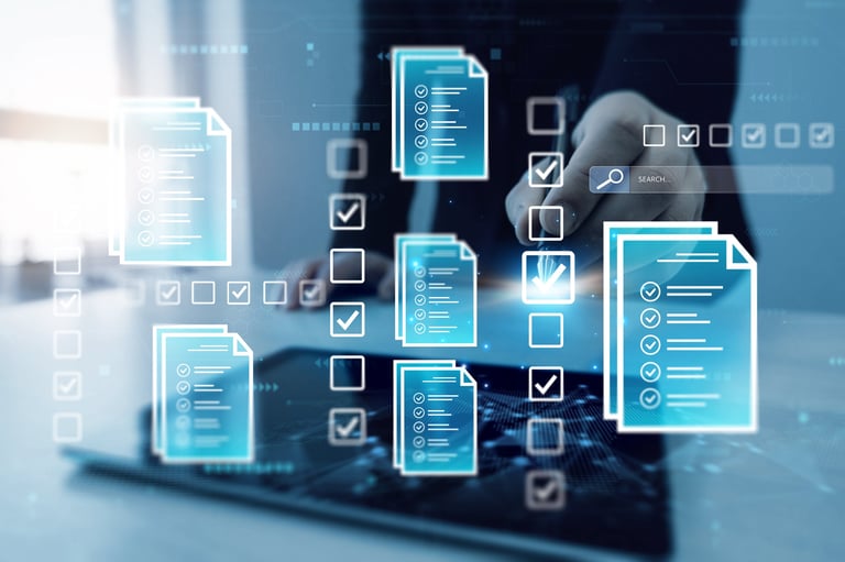 Business documents and checklists